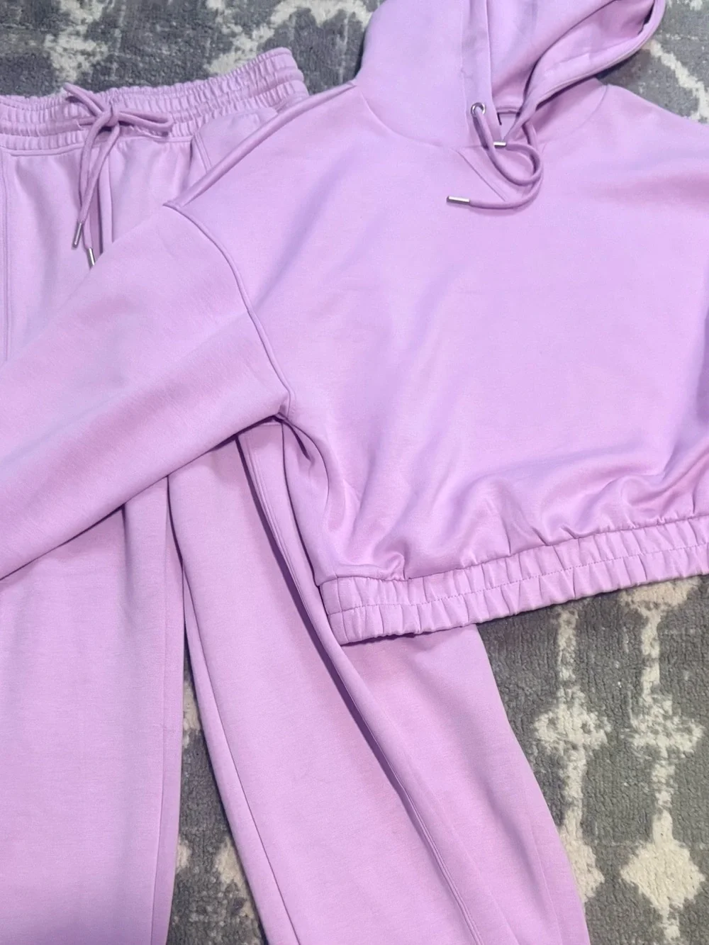 Women's Pink/purple hoodie and Joggers set by scoop NWT